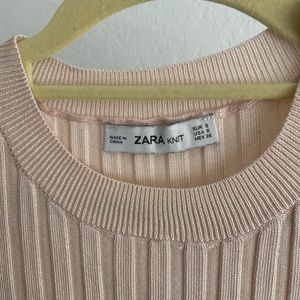 Zara Knit Top in Light Pink